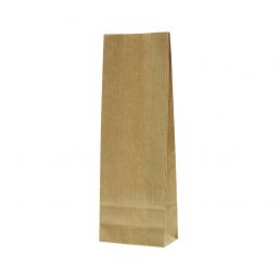 Blockbodembeutel Zweilagiges Kraftpapier - braun - 70x205+{40} mm (475 ml)