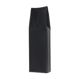 Seitenfalten-Kaffeebeutel - matt schwarz - 1 kg (135x390+{40+40} mm)