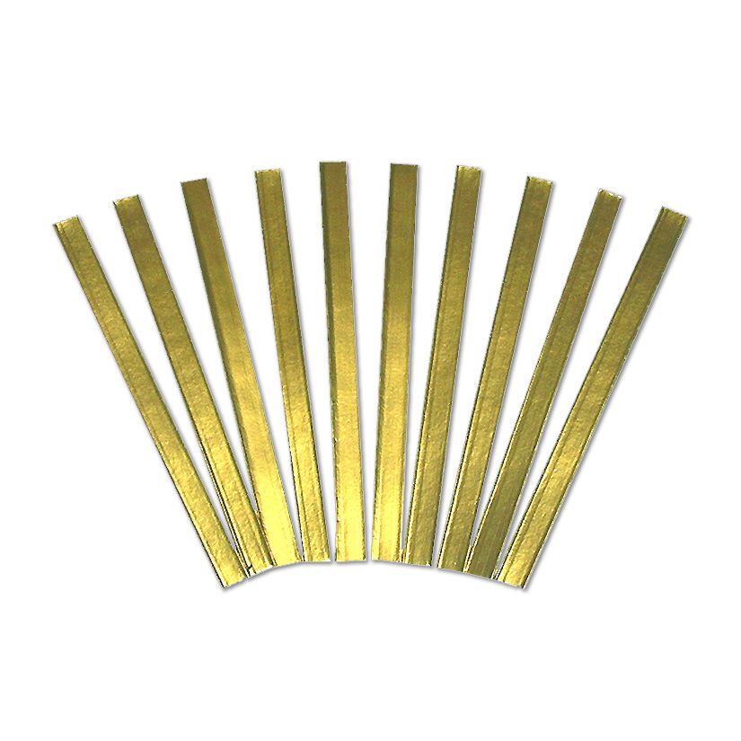 Verschlussclips - Clipbandverschluss Gold - 180 mm