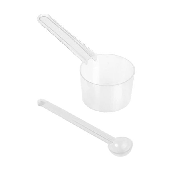 Messlöffel mit langem Stiel - transparent