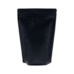 Standbodenbeutel - matt schwarz (100% recyclelbar)