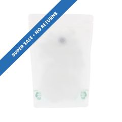 Kaffeebeutel mit Paper Feel Varnish - weiss