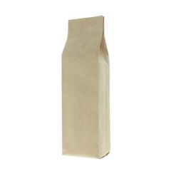 Seitenfalten-Kaffeebeutel Kraftpapier - Braun